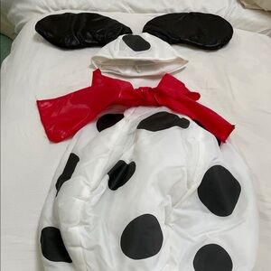 Kids Dalmatian Costume with Red Scarf